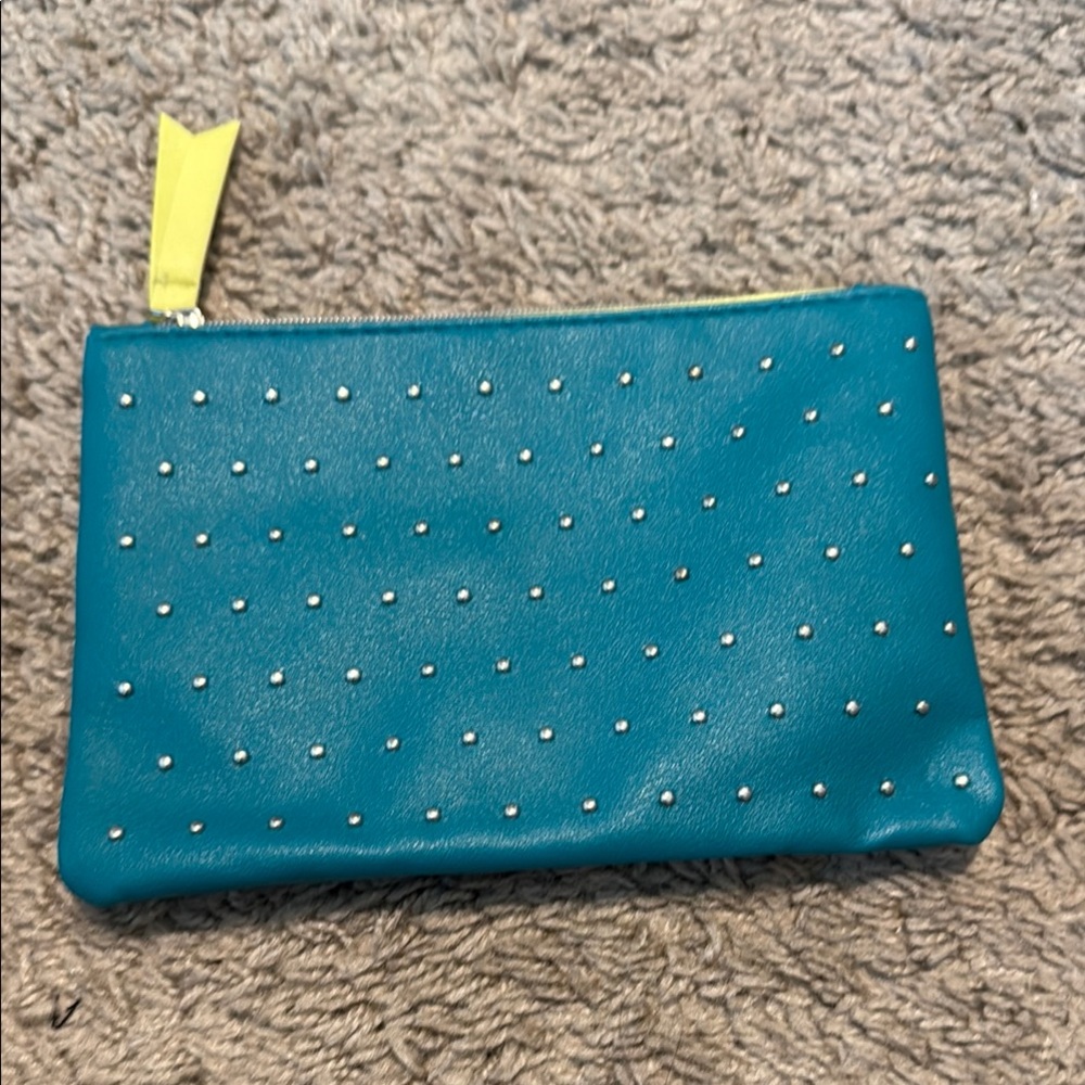 100th IPSY Glam Bag Teal Studded Clutch